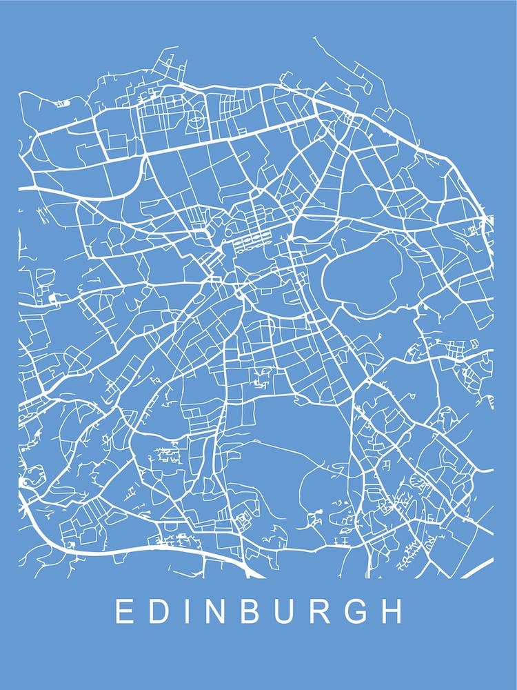 Edinburgh Map Blueprint
