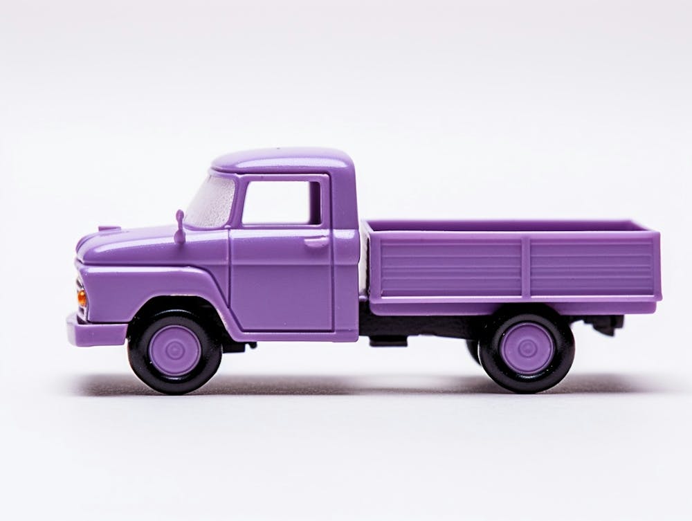 Toy Car Purple Truck