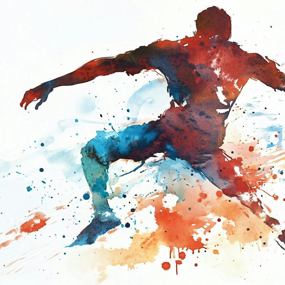 Soccer Player Kicking