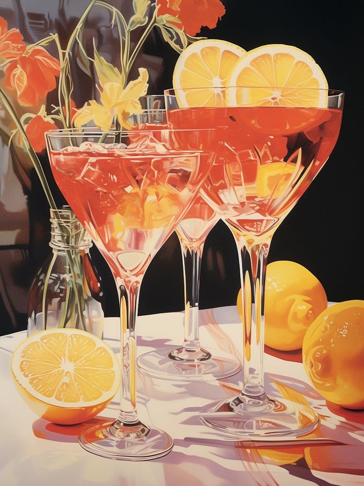 Cocktails Vintage Inspiré Pop Art 3