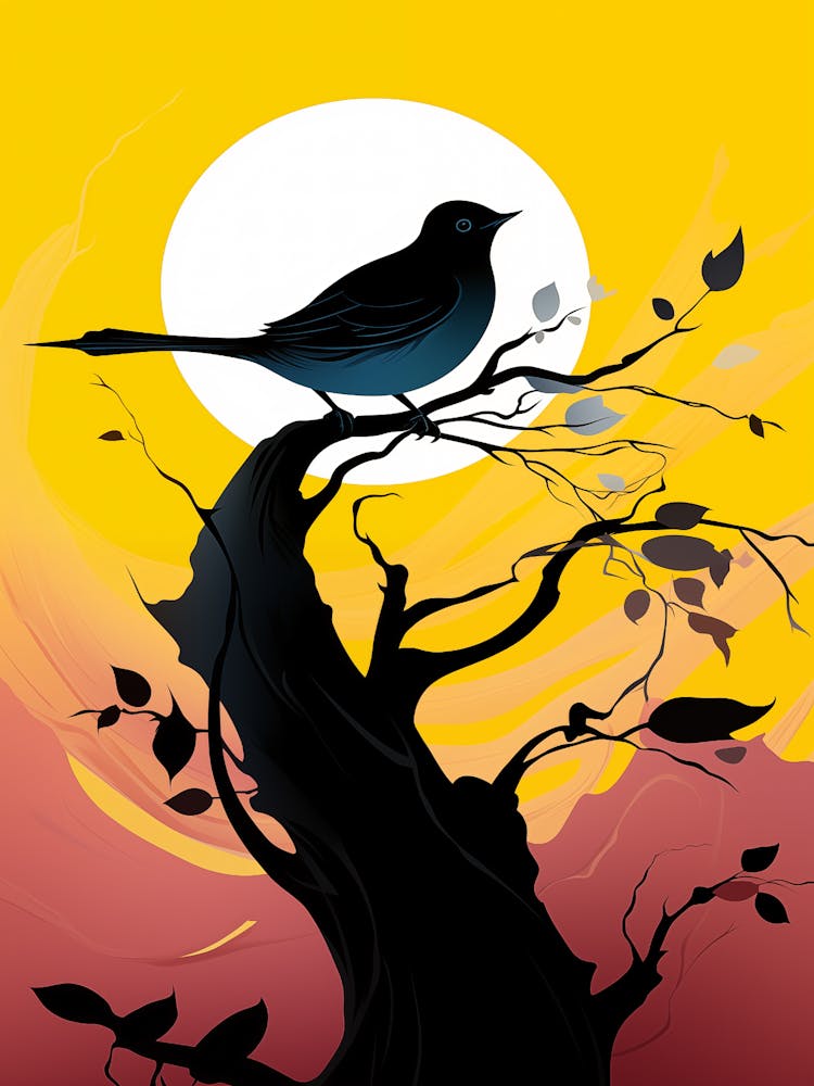 Bird On A Tree