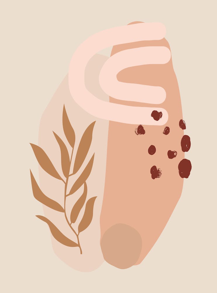 Illustration Of A Woman'S Breast