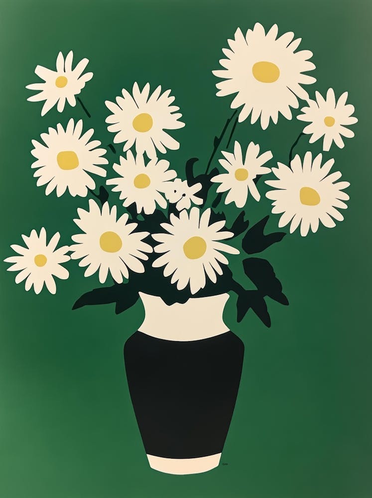 Gänseblümchen in einer Vase 50