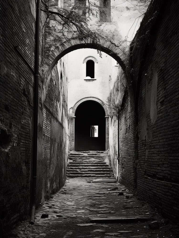 Ravenna, Italy,  Black And White Analogue Photography  4