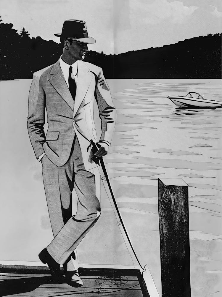 Man On A Dock