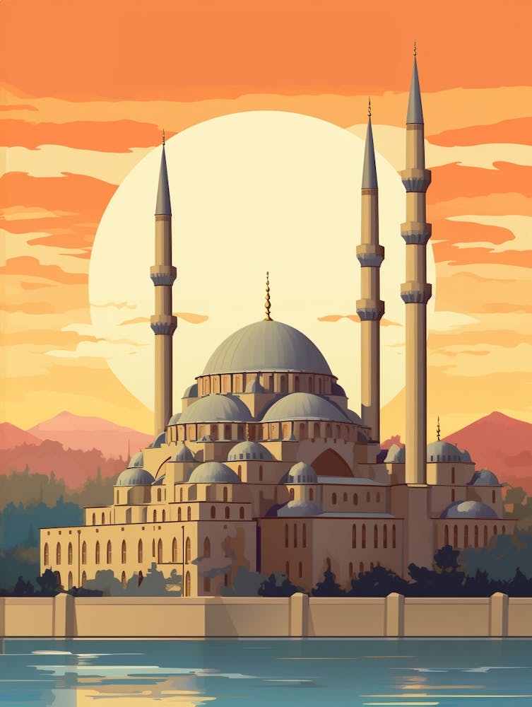 Sleymaniye Mosque Art Deco 2