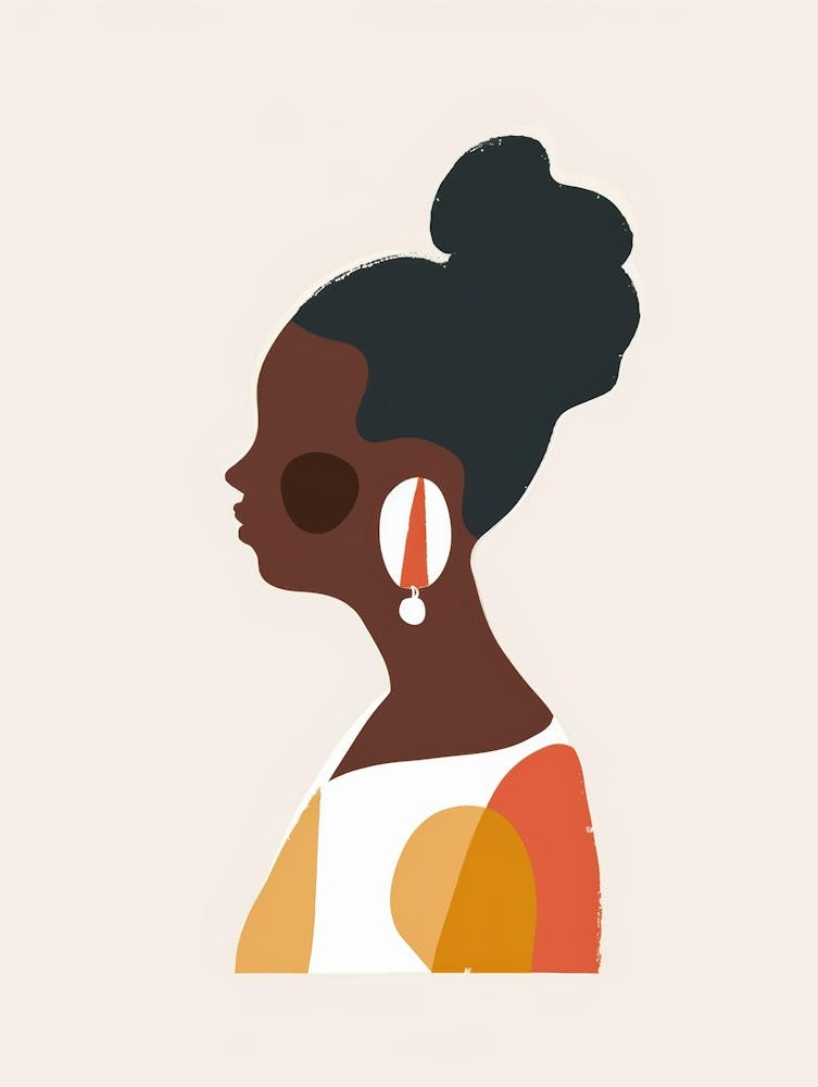 Portrait Of African American Woman 10