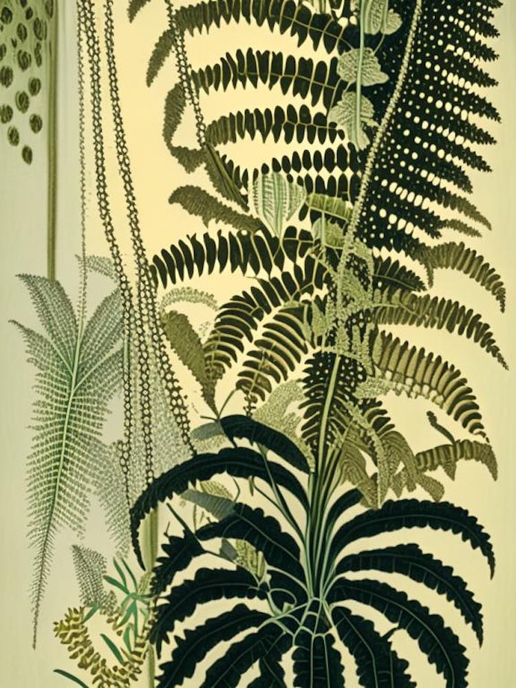 Netted Chain Fern Rousseau Inspired