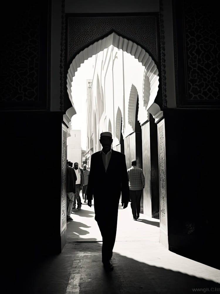 Marrakech, Morocco, Black And White Photography 3