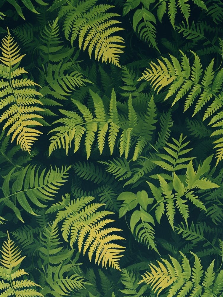 Pattern Poster Sword Fern 3