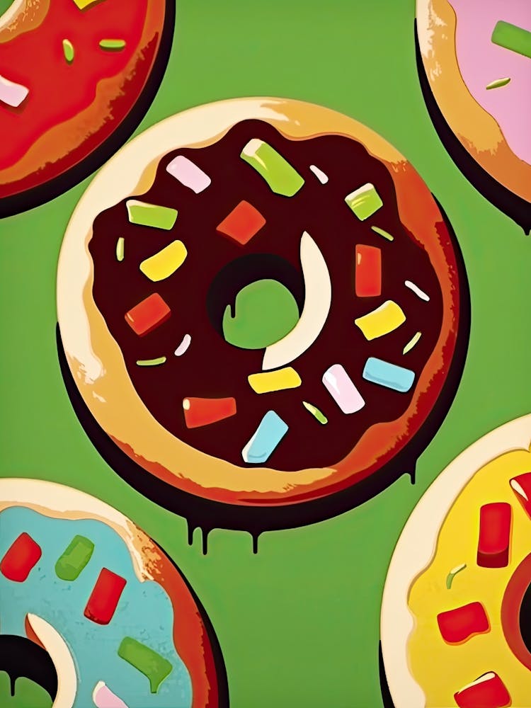 Fun Donuts Illustration 2