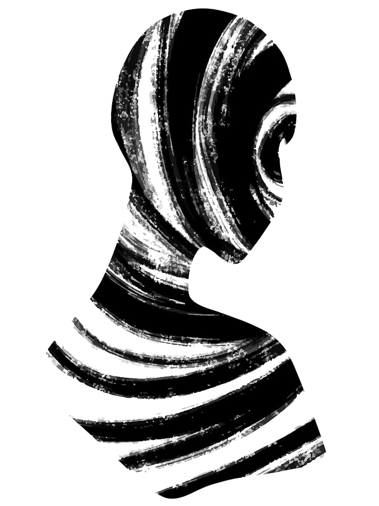 Silhouette einer Frau
