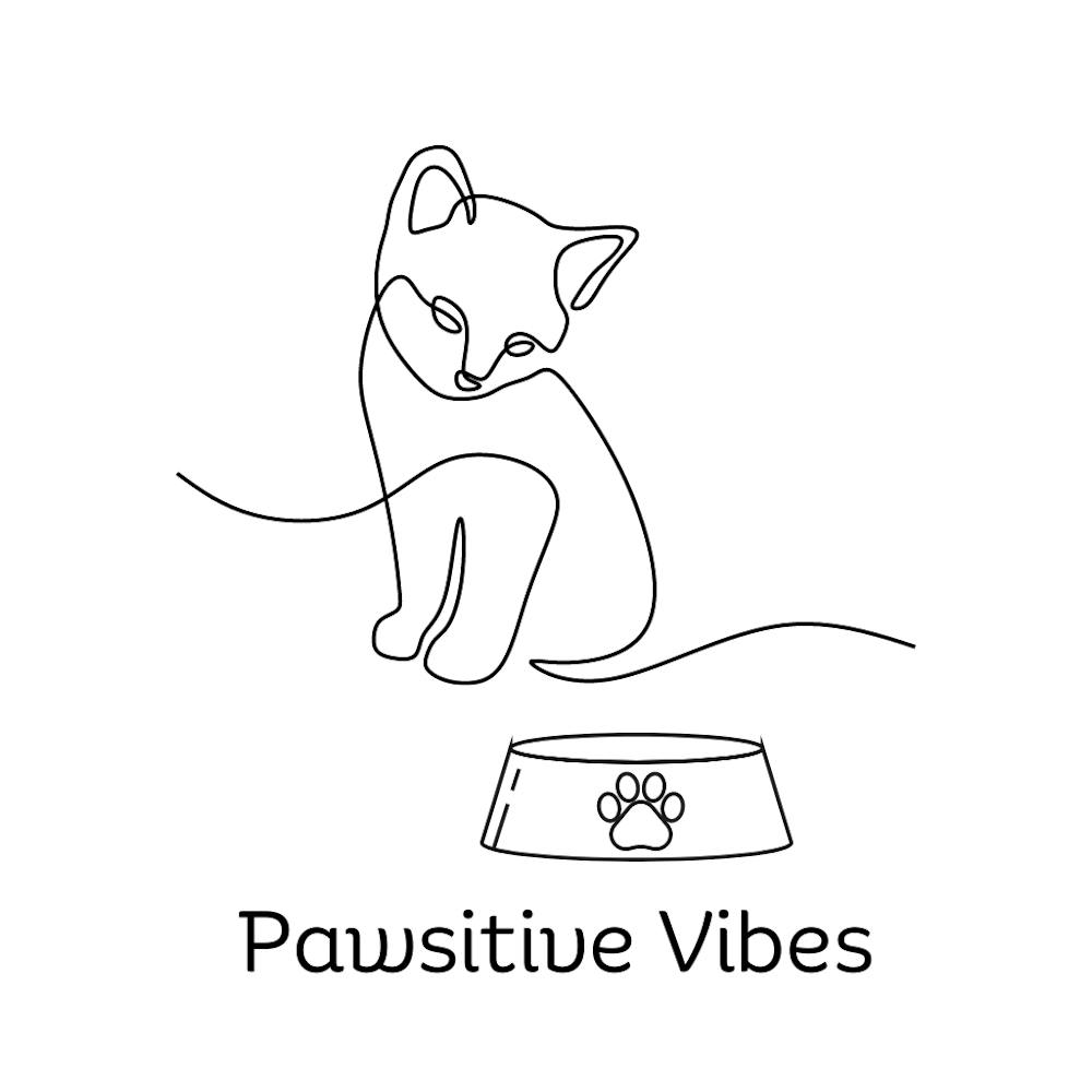 Pawsitive Vibes | Cute cat line 