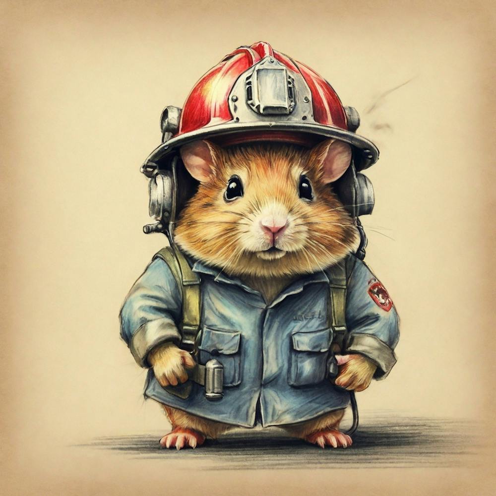 Hamster Pompier