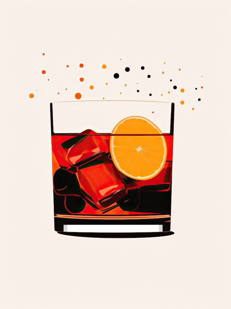 Mid Century Modern Sazerac Floral Infusion Cocktail 3