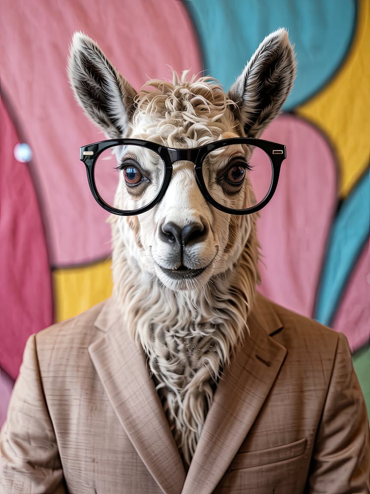 Llama In Glasses
