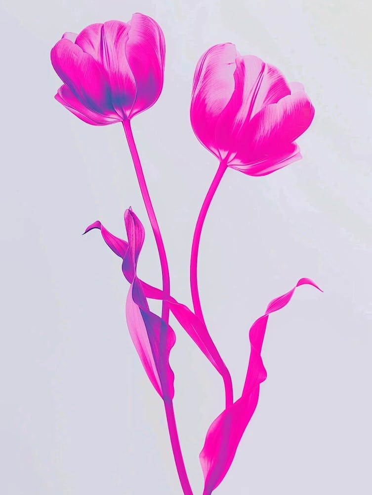 Hot Pink Tulip 3