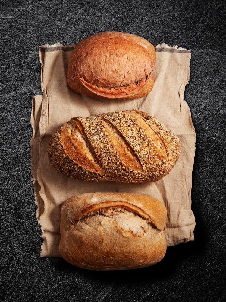 Bread — Food kitchen poster/blackboard, photo art