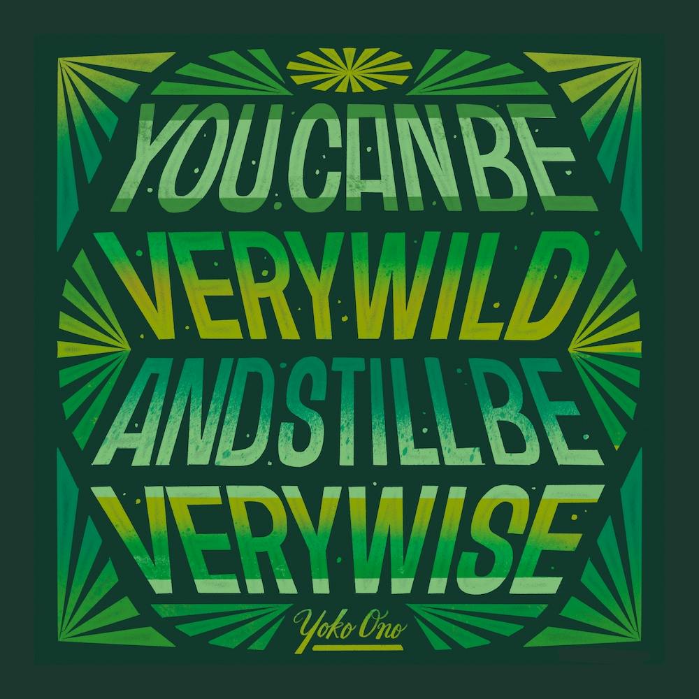 Wise Yoko Quote Square