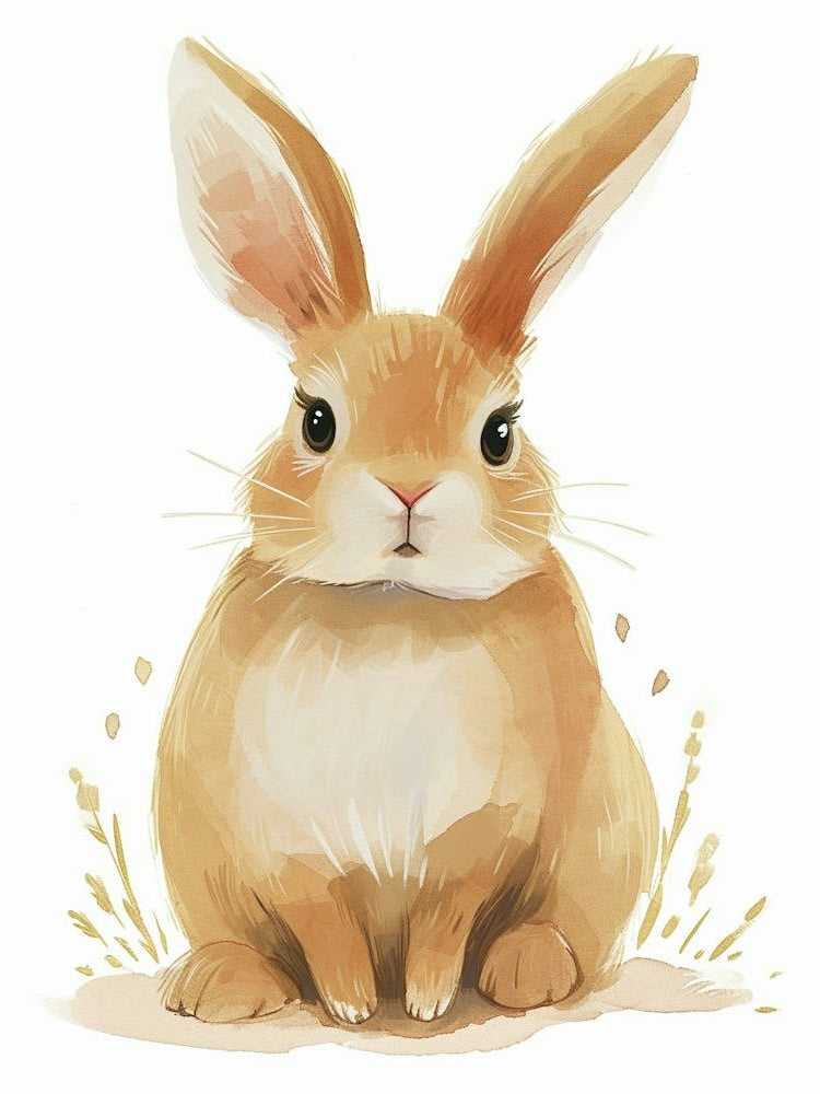 Dutch Rabbit Kids Illustration 1