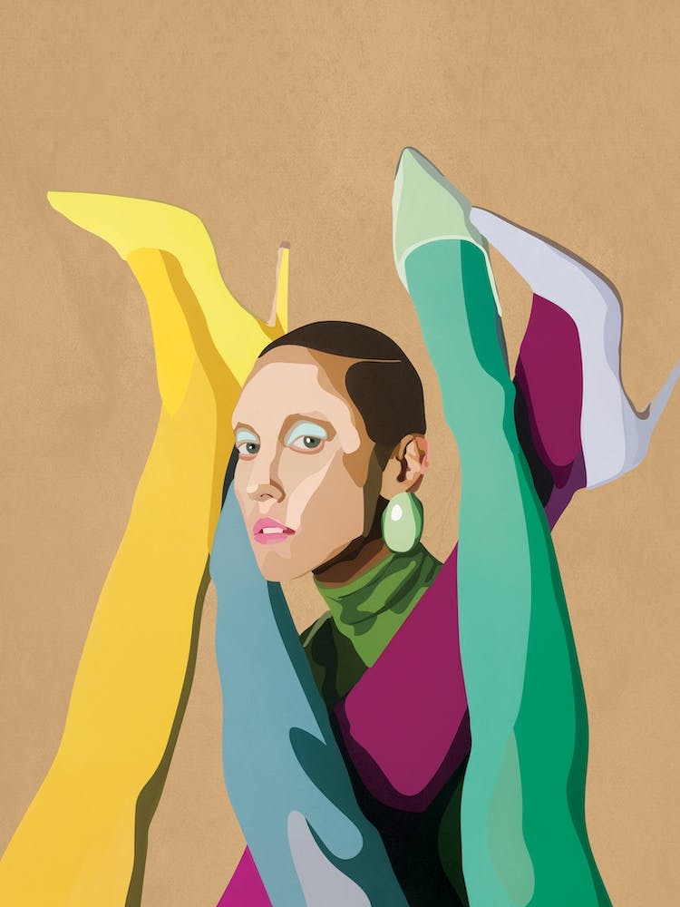 Dancing In The Air Midnight Sunset