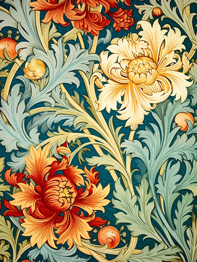 Blumen-Tapete 353