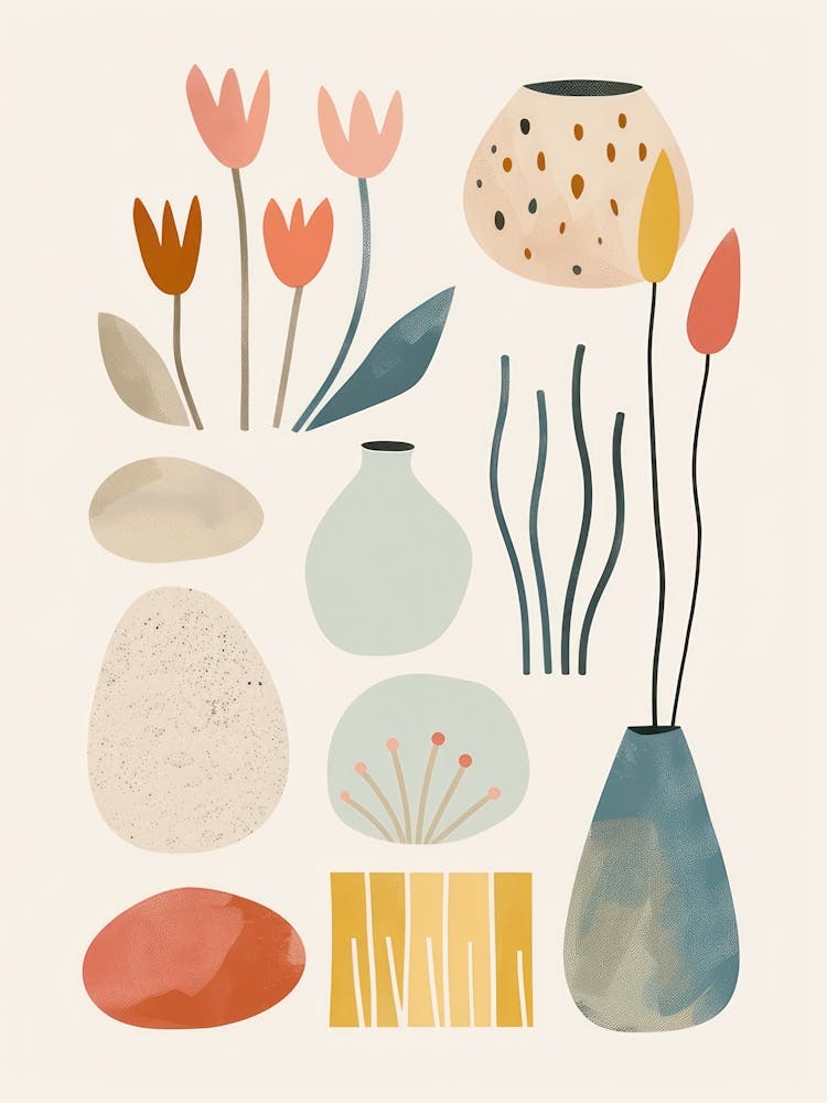 Abstract Objects Flat Illustration 8