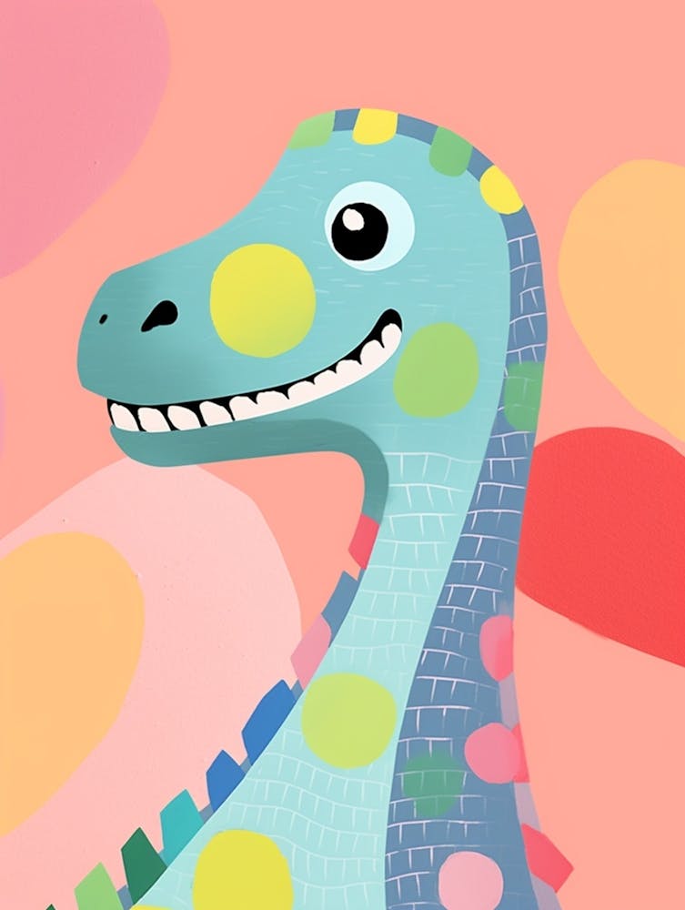 Colourful Dinosaur Plateosaurus 5