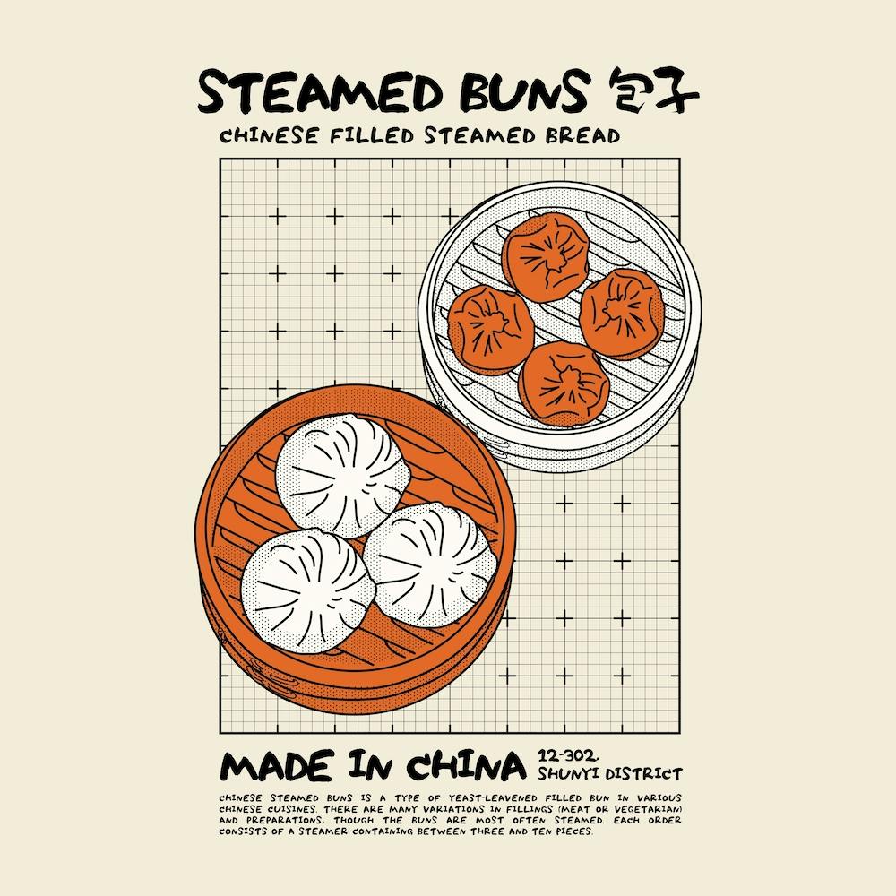 Steamed Buns Square