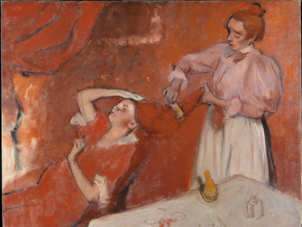 Combing The Hair, Hilaire-Germain-Edgar Degas