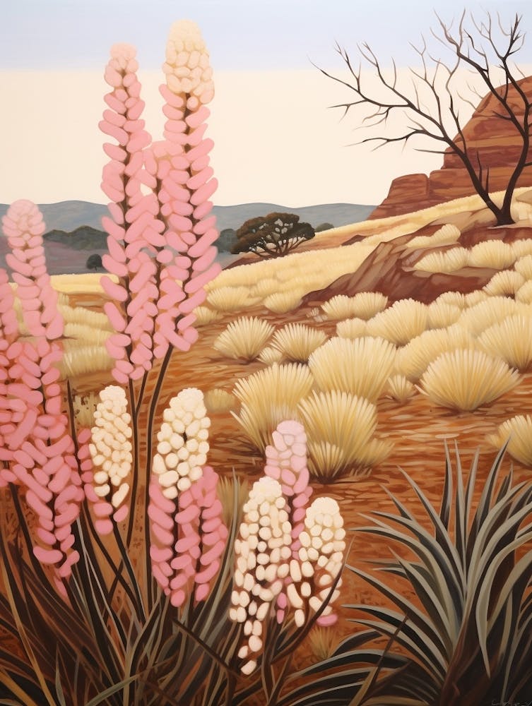 Prairie Clover 3 Flower Painting