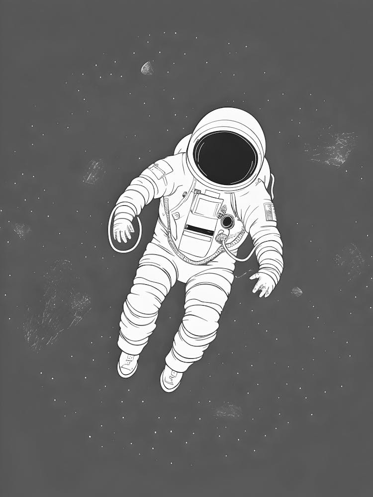 Astronaut In Space 14