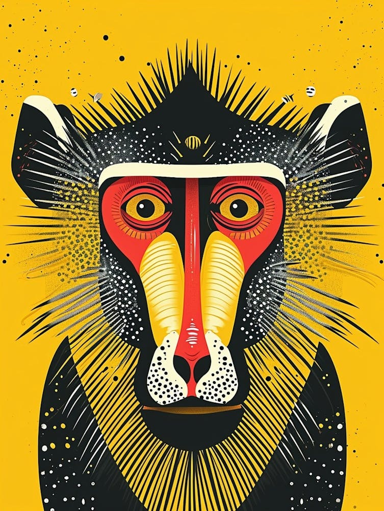 Yellow Mandrill 2