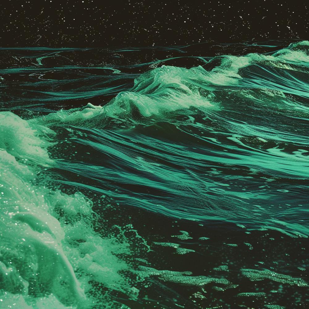 Green Ocean Waves