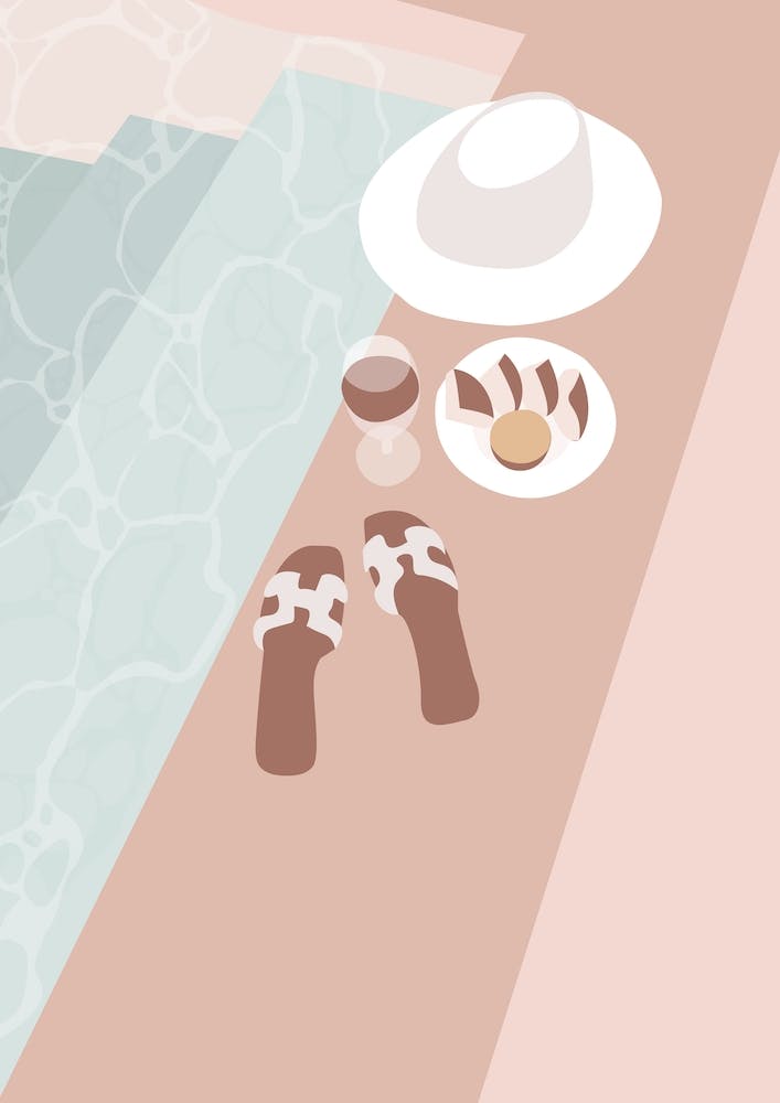 Lunch By The Pool