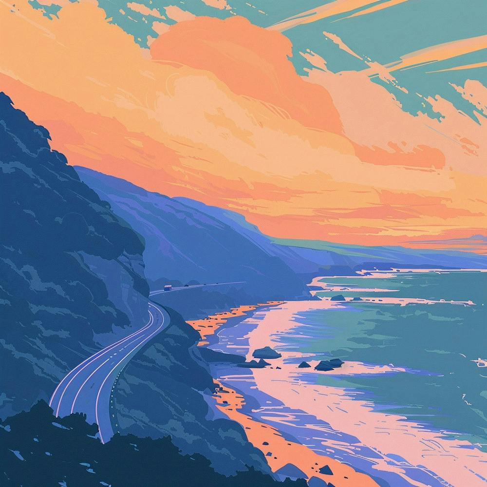 Sunset At The Beach 2