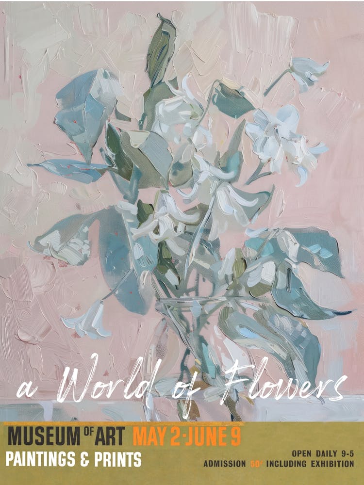 A World Of Flowers, Van Gogh Exhibition Bluebell 4