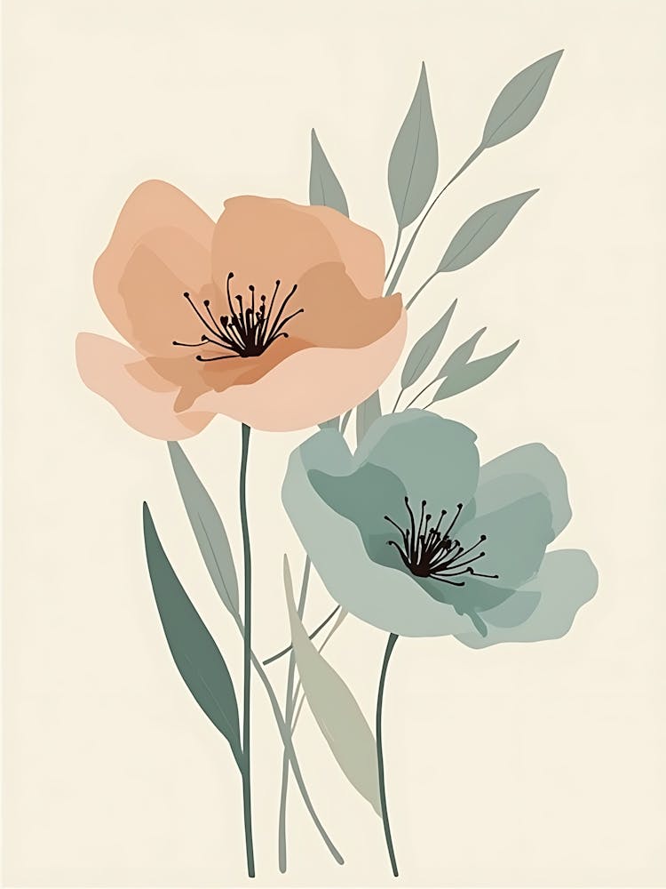 Warm Neutral Botanical Wall Decor