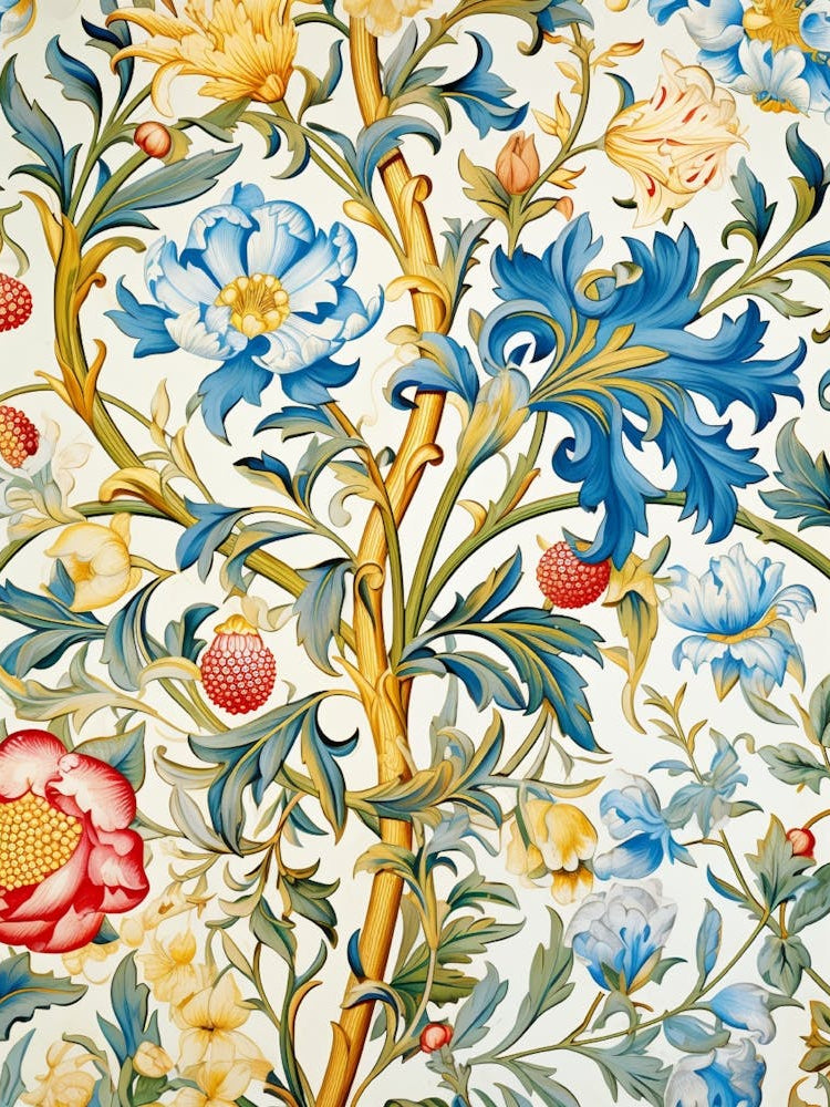 William Morris Floral 1