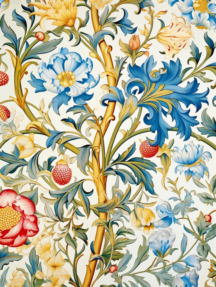 William Morris Floral 1