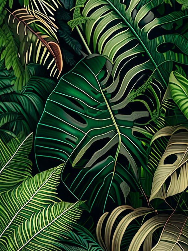 Jungle Foliage 3 Botanical