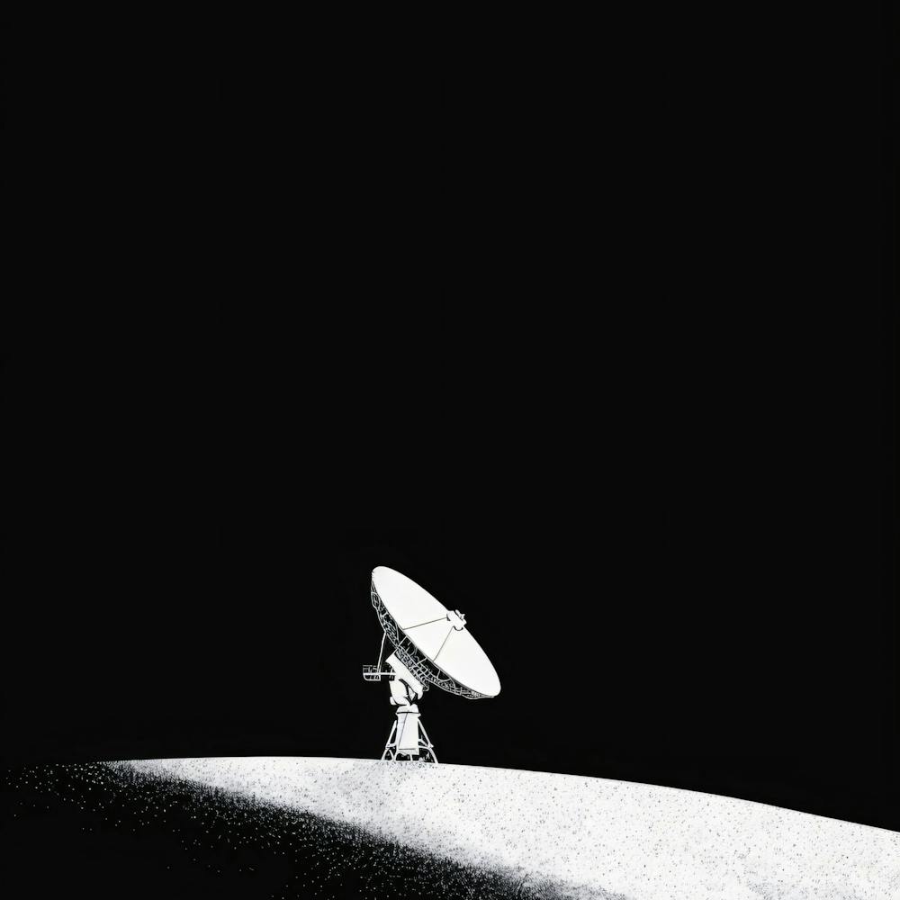 Satellite On The Moon