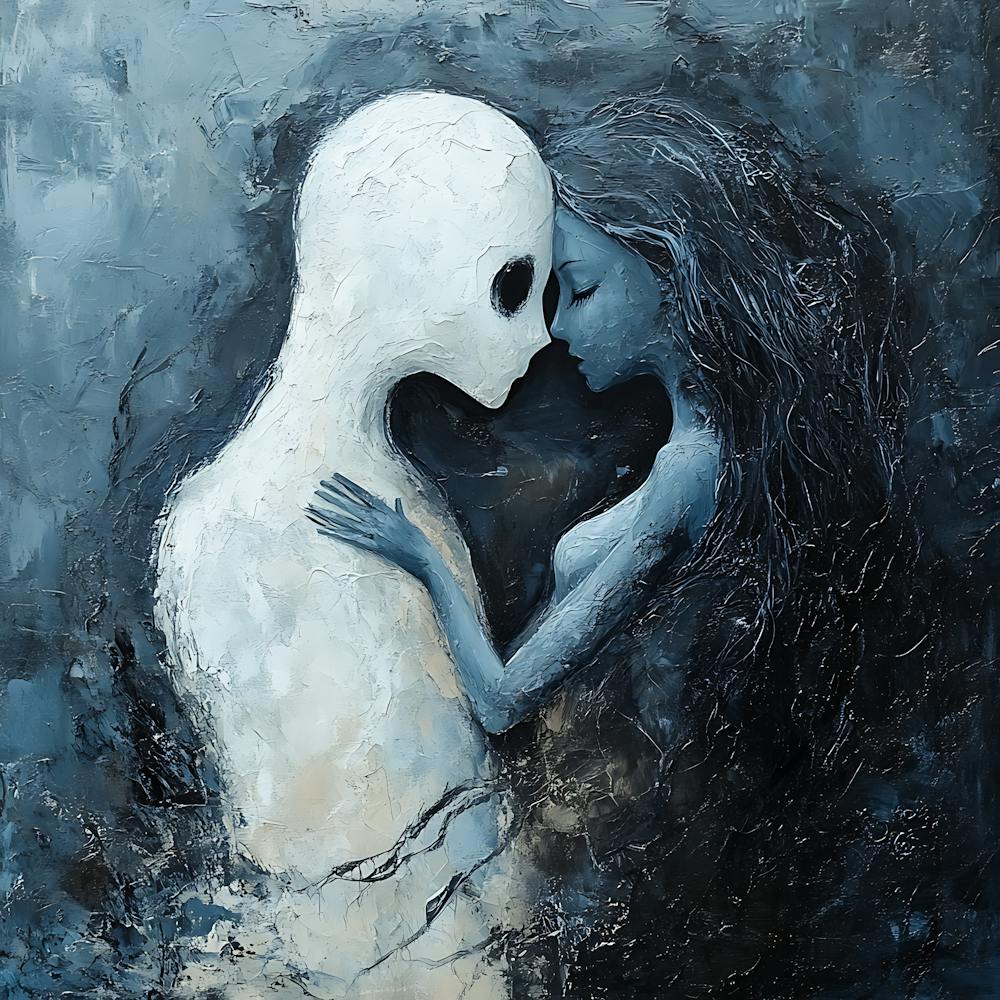 Abstrakte Gespenstische Liebe