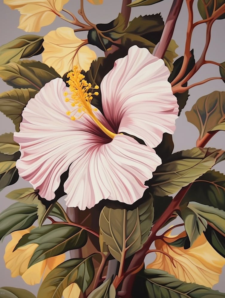 Hibiscus 1 Flower Painting