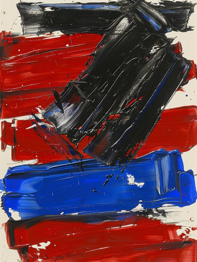 Red, Blue And Black