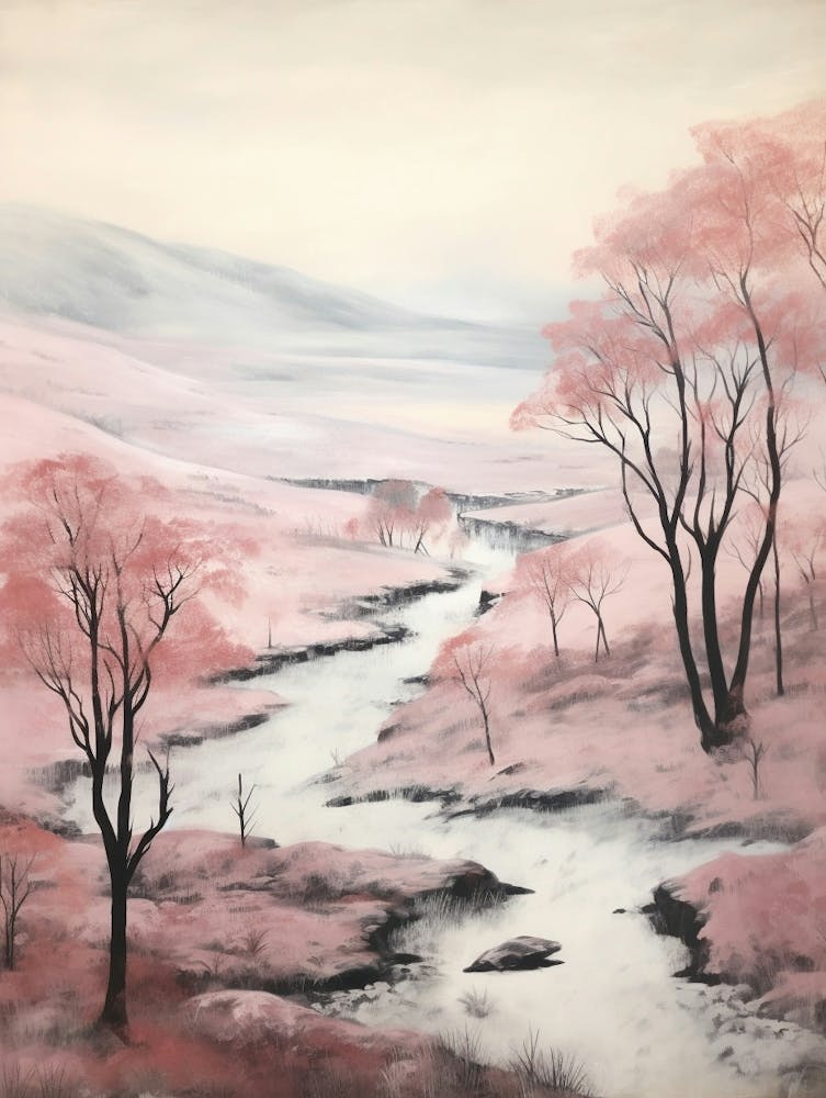 Dreamy Winter Painting Yorkshire Dales National Park England 4