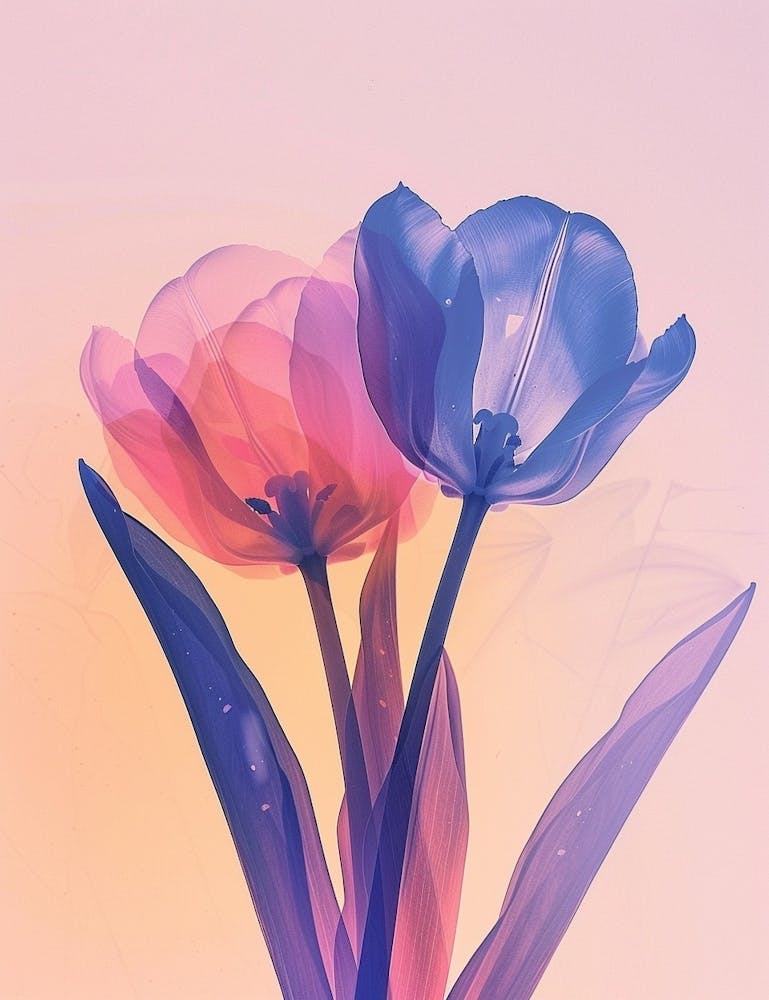 Iridescent Flower Tulip 1
