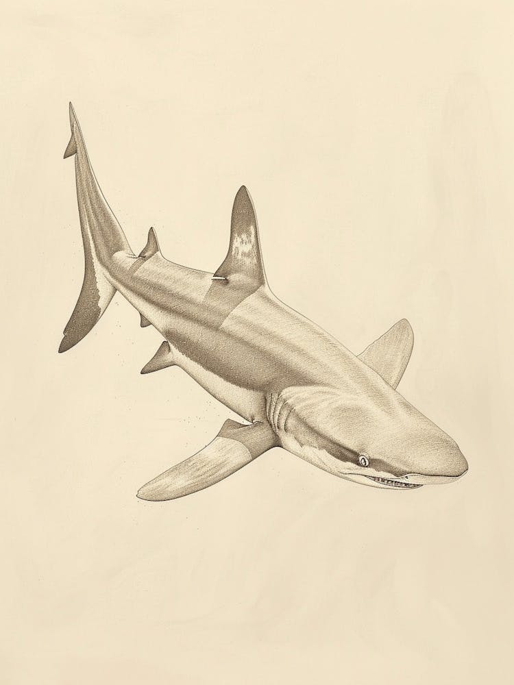 Phoebefy Un dessin au crayon de couleur d'un requin centré 1970prese 2195bb1a Fbb7 4268 9d5c 8ad9e61ce27a 1