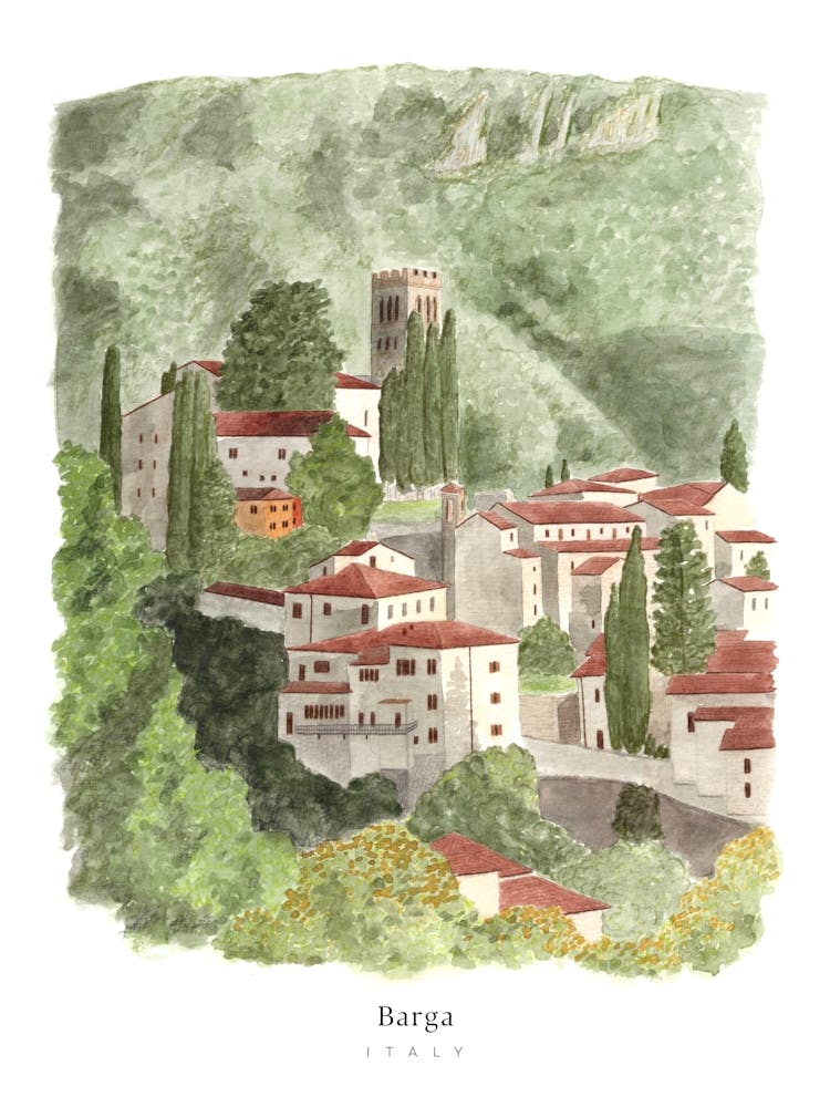 Italy Barga Tuscany