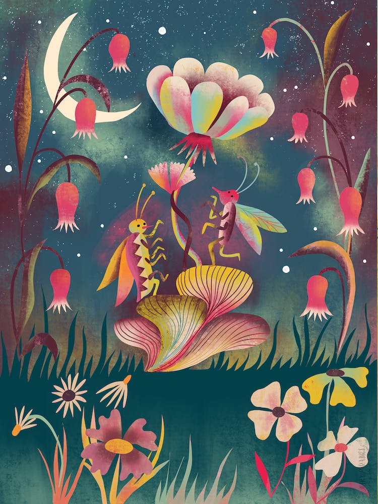 Fairytale Forest Moonlight Bugs
